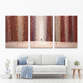 Romance And Rain Trio Canvas Print Romance And Rain Trio Canvas Print wall art product Ekaterina Ermilkina