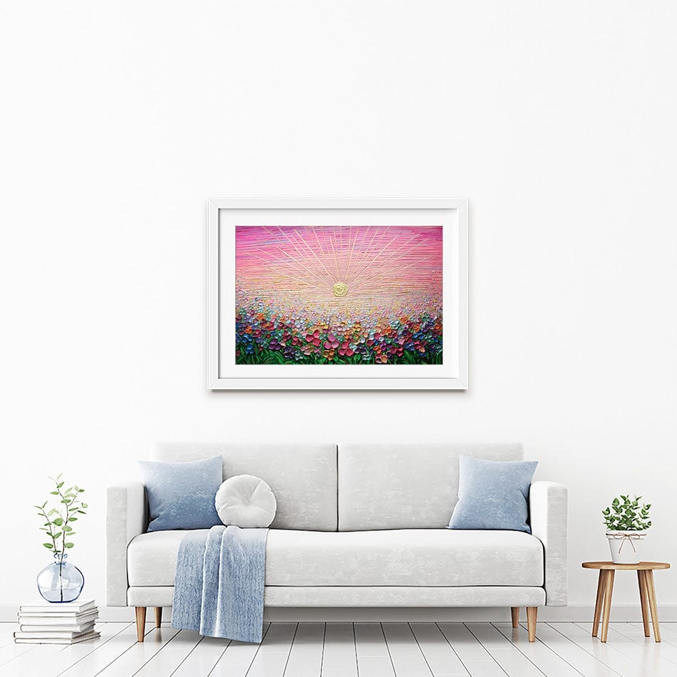 Romance Framed Art Print wall art product Expression By Nada