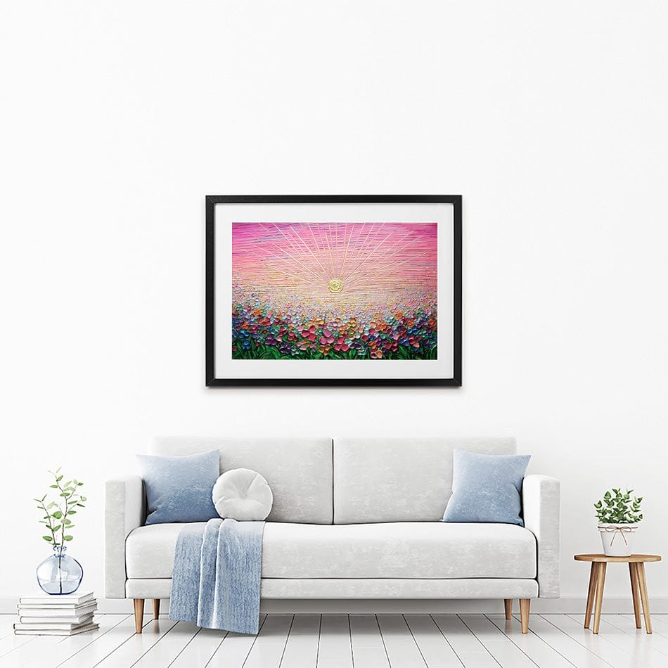 Romance Framed Art Print wall art product Expression By Nada