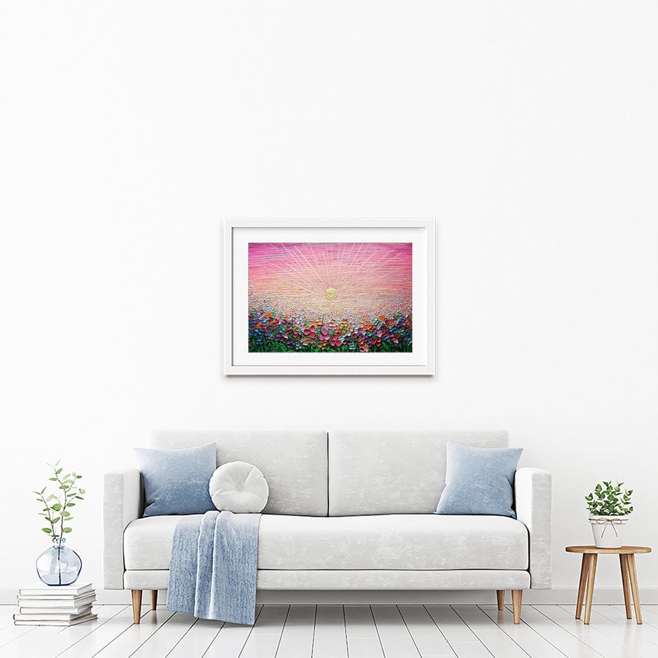 Romance Framed Art Print wall art product Expression By Nada