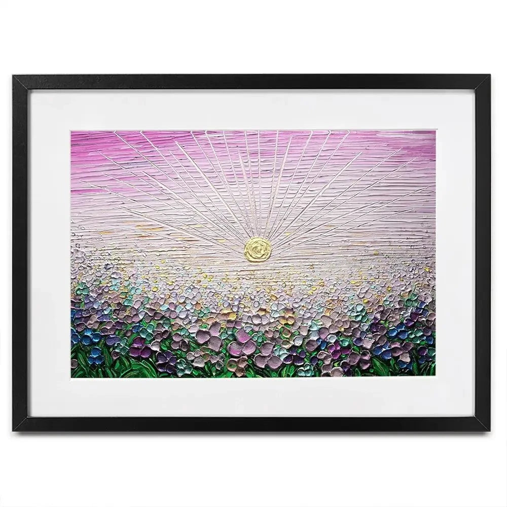 Romance In Purple Framed Art Print Romance In Purple Framed Art Print wall art product Nada Khatib
