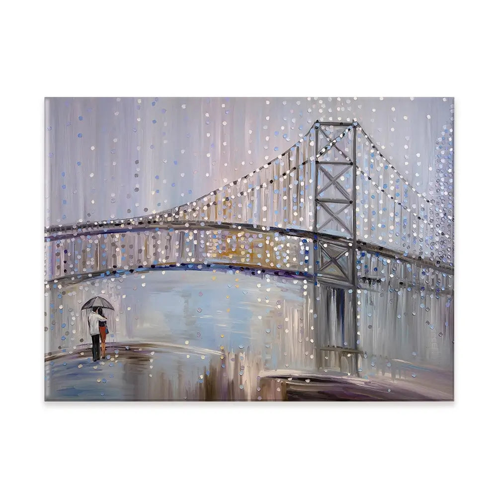 Romantic Rainy Date Canvas Print Romantic Rainy Date Canvas Print wall art product Ekaterina Ermilkina
