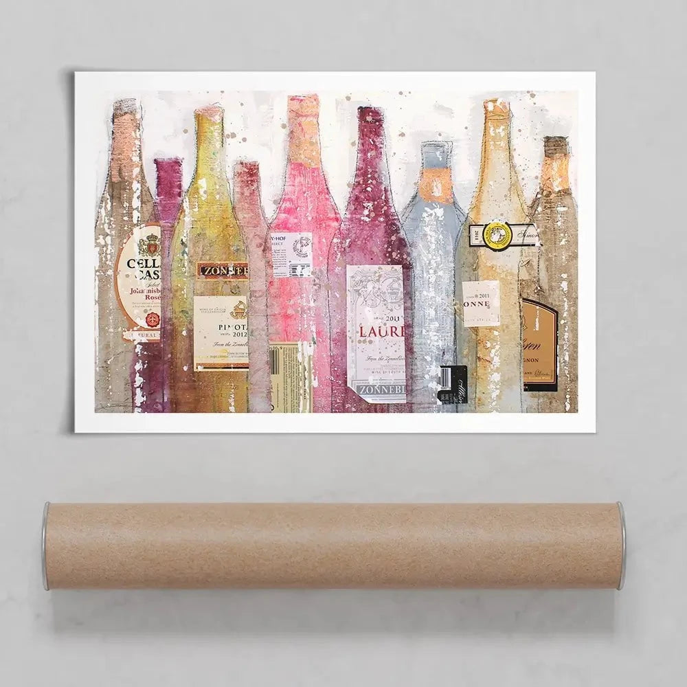 Rosé Art Print Rosé Art Print wall art product Studio Paint-Ing