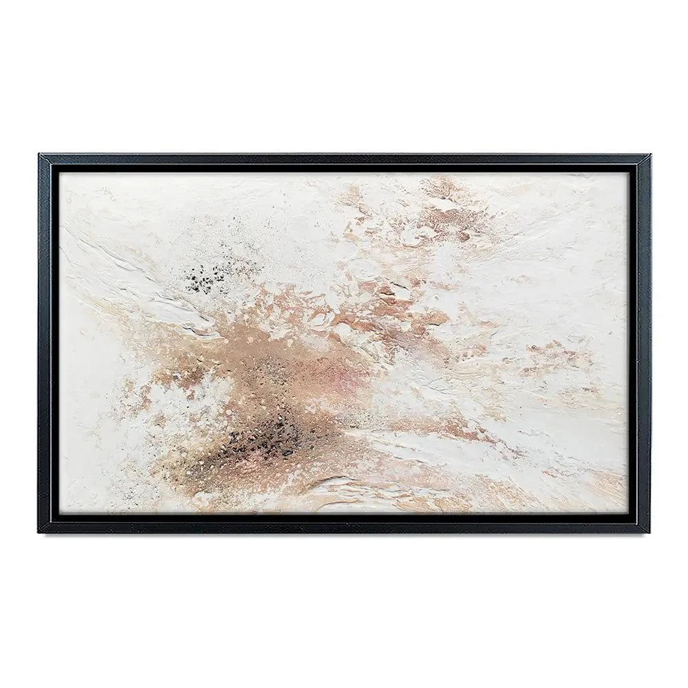 Rose Gold Snow Canvas Print Rose Gold Snow Canvas Print wall art product Alyson Storms - Independent