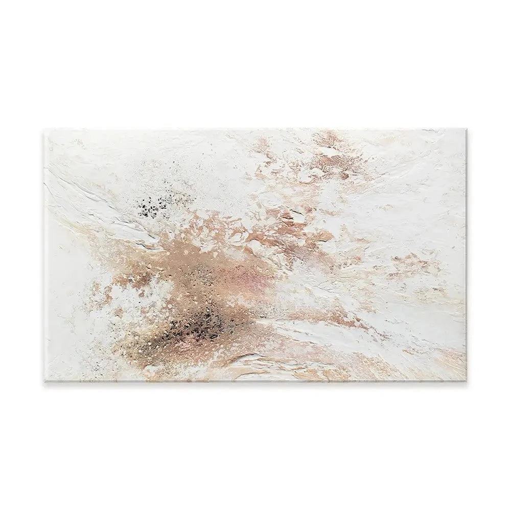 Rose Gold Snow Canvas Print Rose Gold Snow Canvas Print wall art product Alyson Storms - Independent
