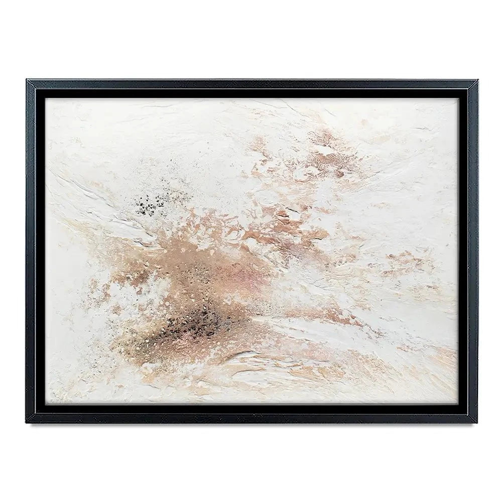 Rose Gold Snow Canvas Print Rose Gold Snow Canvas Print wall art product Alyson Storms - Independent