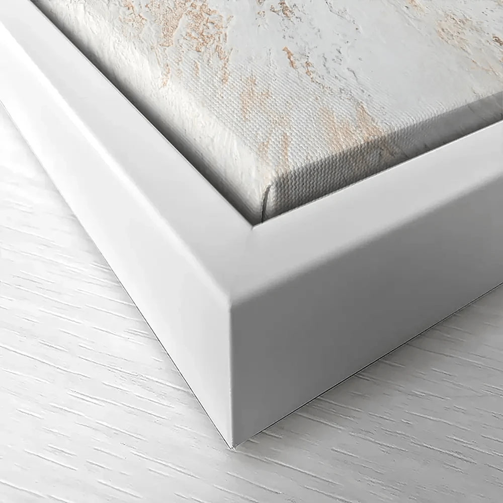 Rose Gold Snow Canvas Print Rose Gold Snow Canvas Print wall art product Alyson Storms - Independent