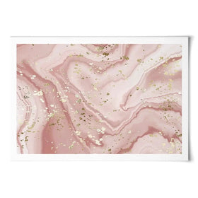 Rose Marble Speckles Art Print Rose Marble Speckles Art Print wall art product NikaMooni / Shutterstock