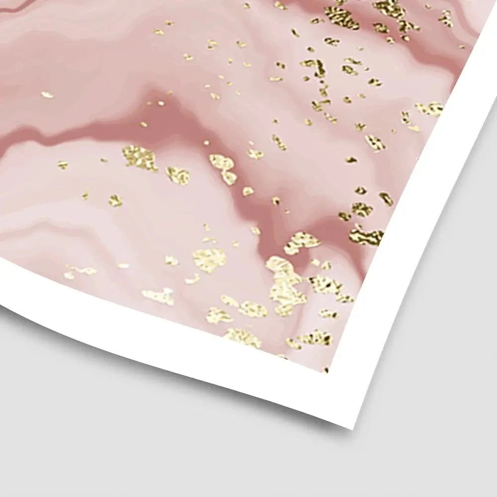 Rose Marble Speckles Art Print Rose Marble Speckles Art Print wall art product NikaMooni / Shutterstock
