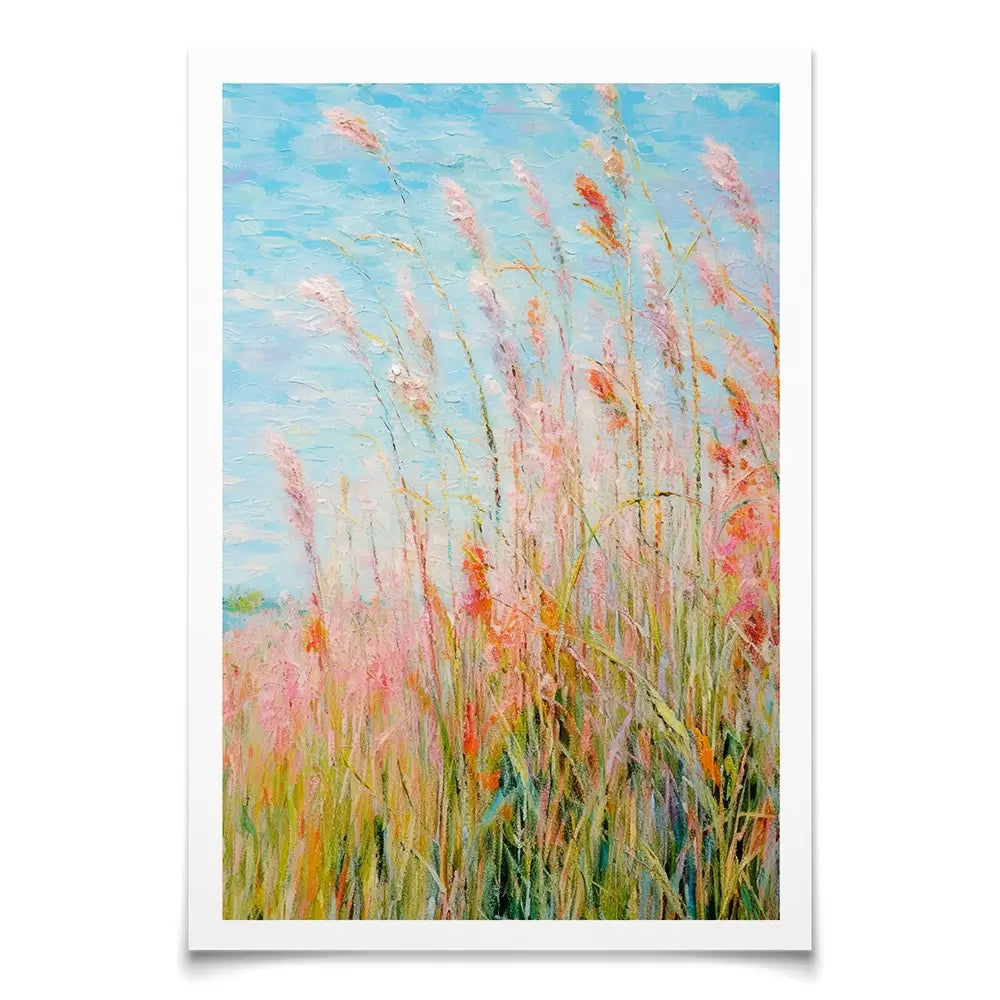 Rough Painted Grass Art Print Rough Painted Grass Art Print wall art product Treechild