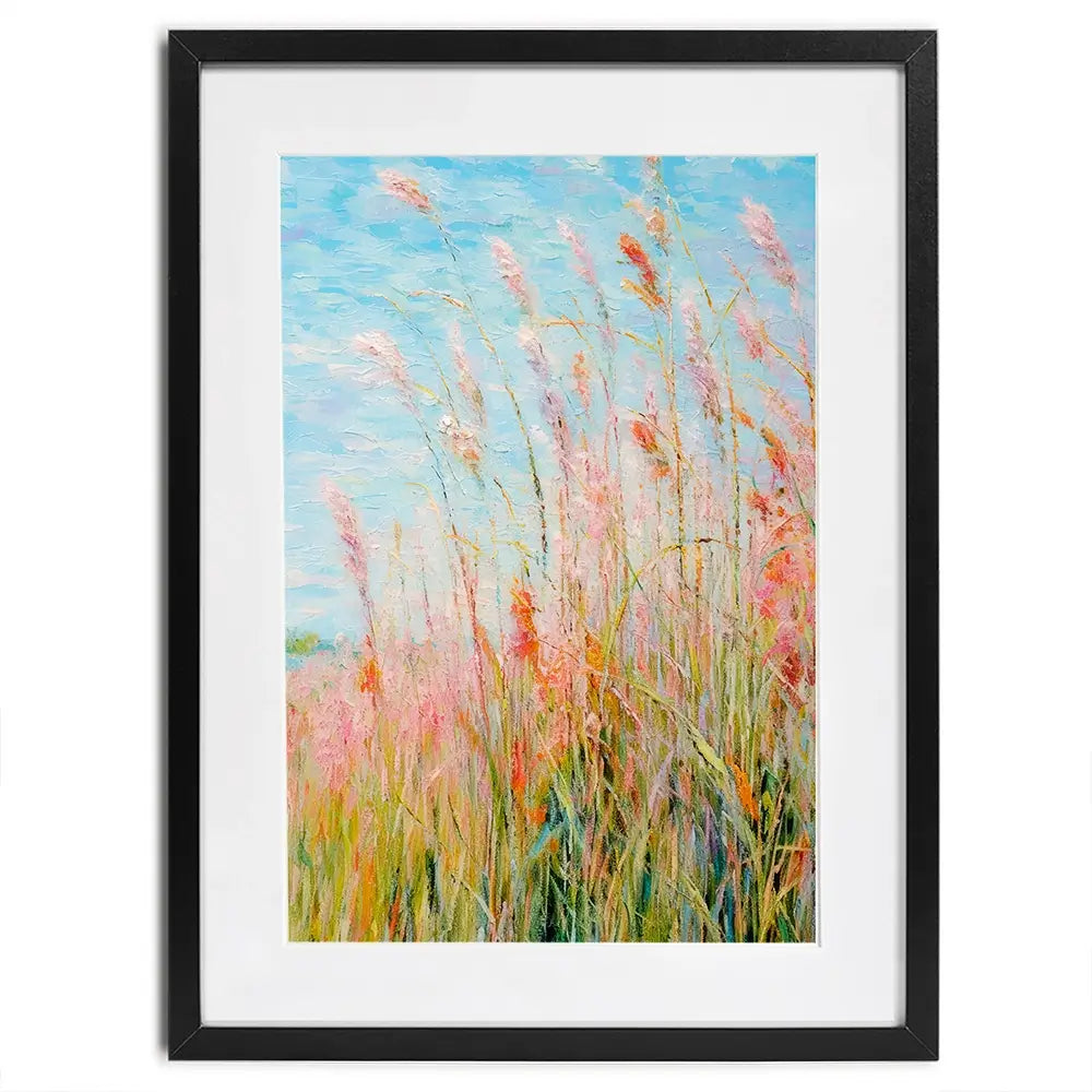 Rough Painted Grass Framed Art Print Rough Painted Grass Framed Art Print wall art product Treechild