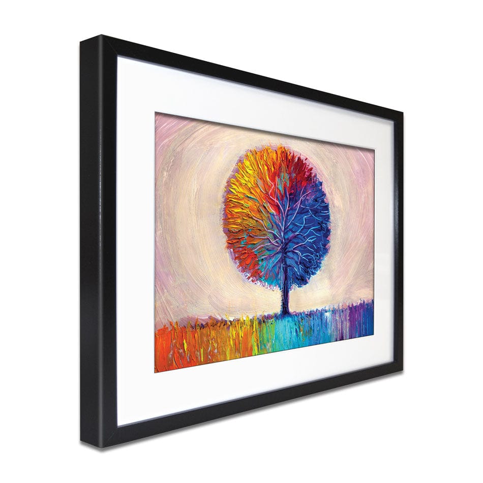 Rounded Tree Of Life Framed Art Print wall art product S-BELOV / Shutterstock