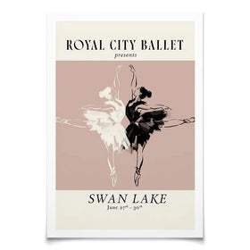 Royal Ballet Poster Art Print Royal Ballet Poster Art Print wall art product Victoria Barnes
