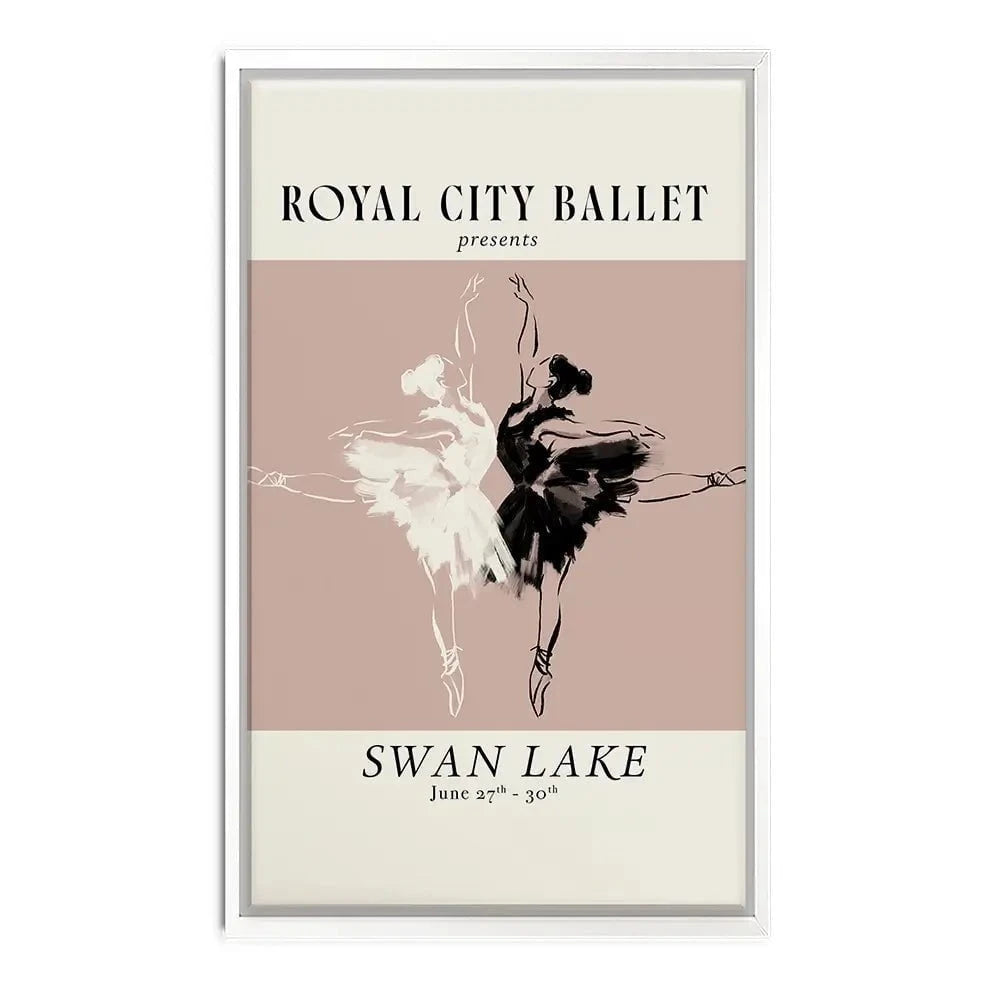 Royal Ballet Poster Canvas Print Royal Ballet Poster Canvas Print wall art product Victoria Barnes