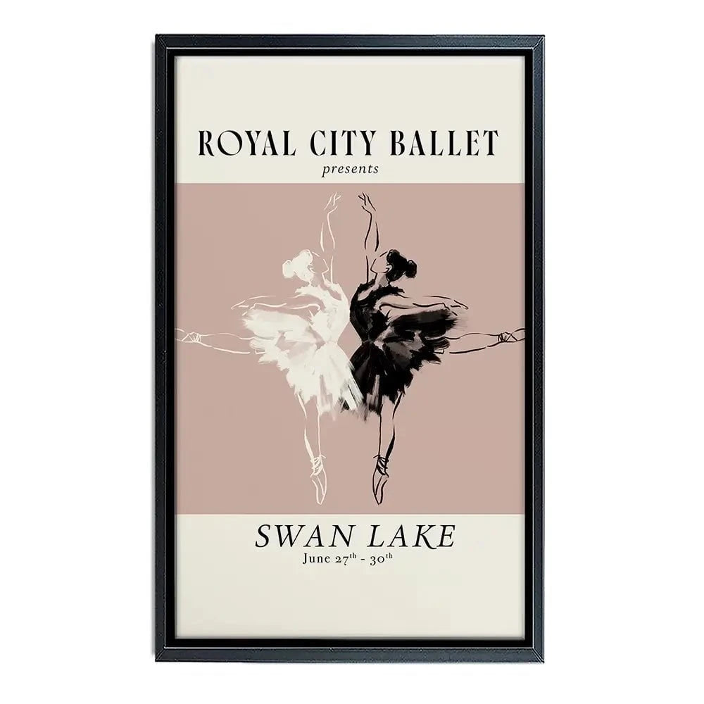 Royal Ballet Poster Canvas Print Royal Ballet Poster Canvas Print wall art product Victoria Barnes