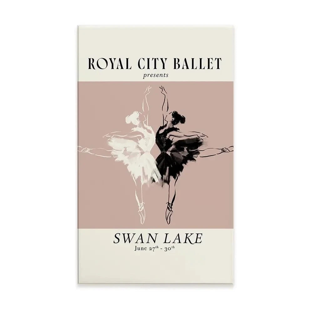 Royal Ballet Poster Canvas Print Royal Ballet Poster Canvas Print wall art product Victoria Barnes