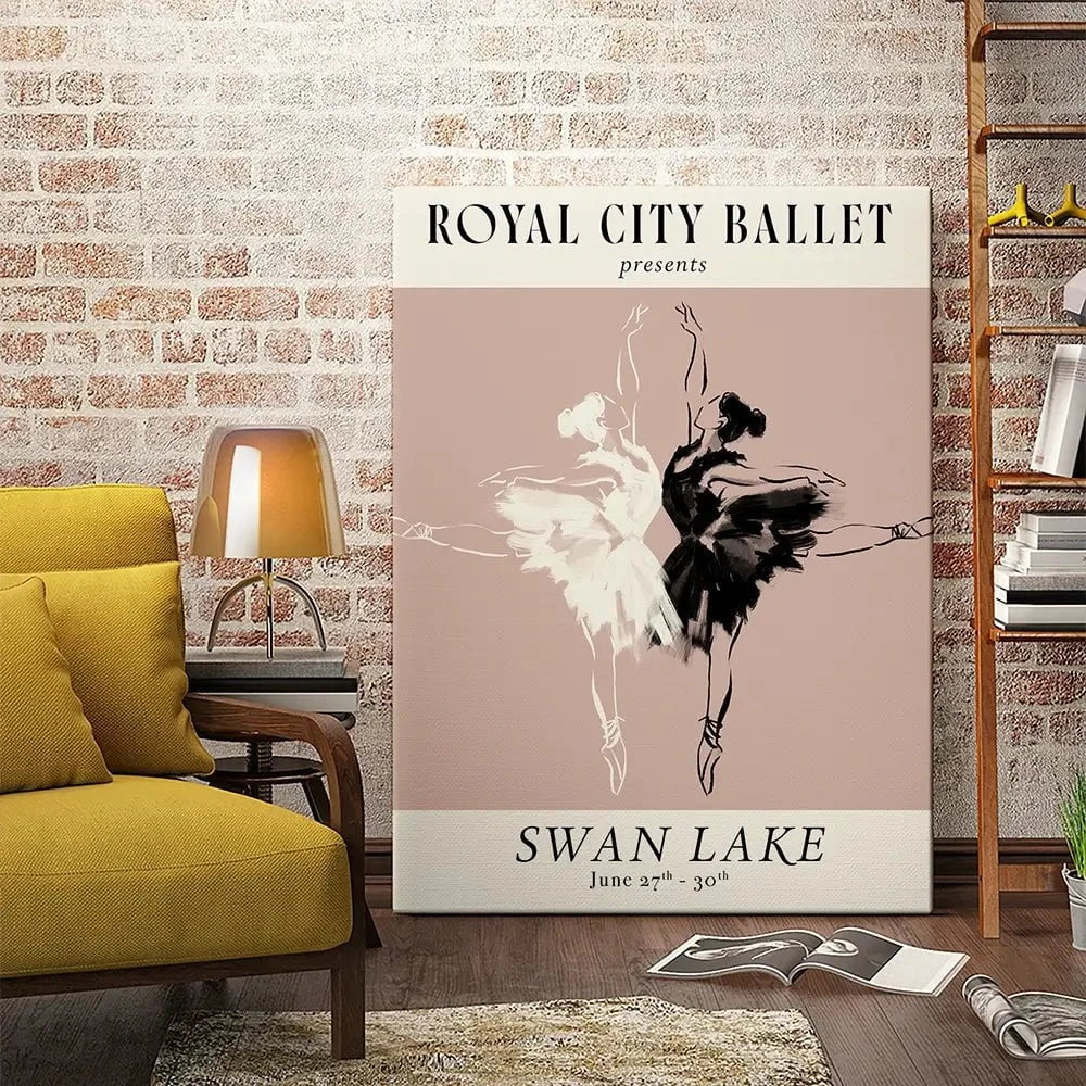 Royal Ballet Poster Canvas Print Royal Ballet Poster Canvas Print wall art product Victoria Barnes