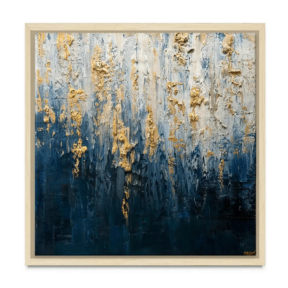 Royal Blue Square Canvas Print Royal Blue Square Canvas Print wall art product Osnat Tzadok