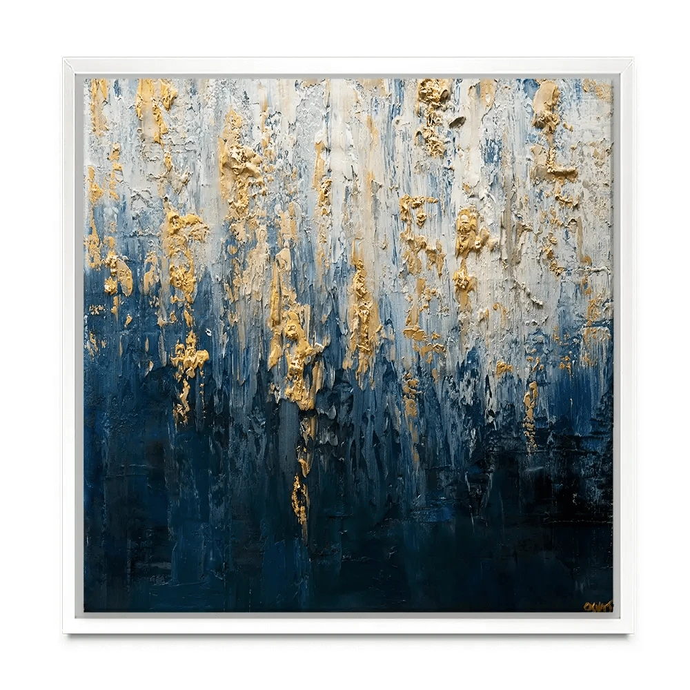 Royal Blue Square Canvas Print Royal Blue Square Canvas Print wall art product Osnat Tzadok