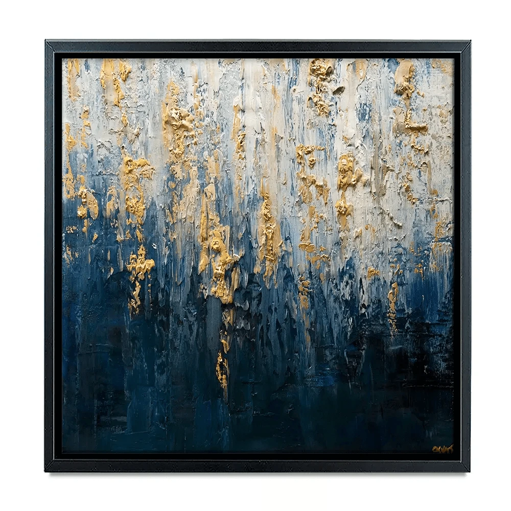 Royal Blue Square Canvas Print Royal Blue Square Canvas Print wall art product Osnat Tzadok