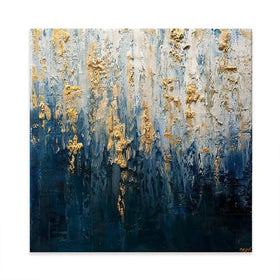 Royal Blue Square Canvas Print Royal Blue Square Canvas Print wall art product Osnat Tzadok