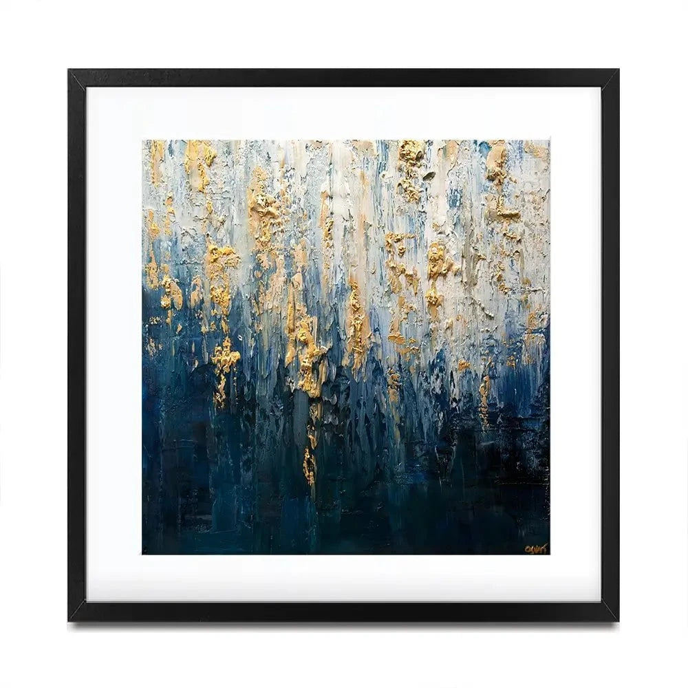 Royal Blue Square Framed Art Print Royal Blue Square Framed Art Print wall art product Osnat Tzadok