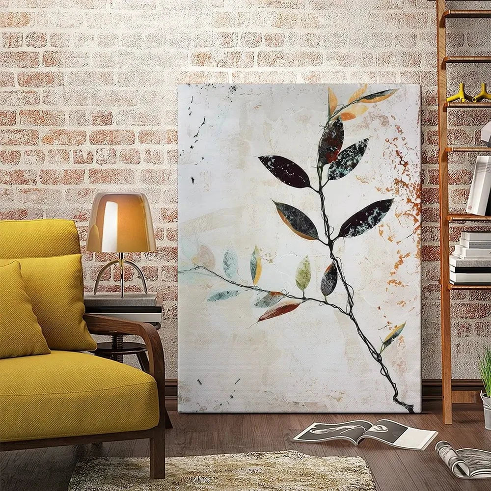 Rustic Leaves Canvas Print Rustic Leaves Canvas Print wall art product Treechild