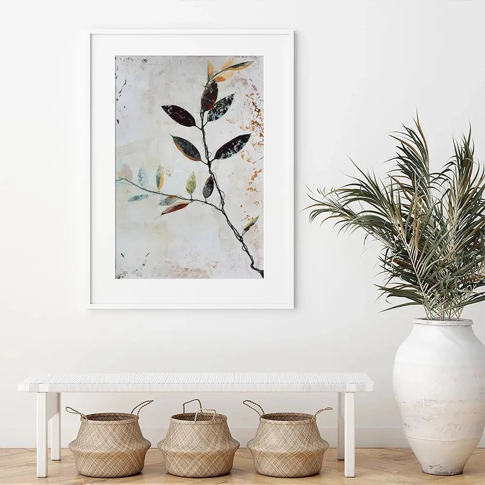 Rustic Leaves Framed Art Print Rustic Leaves Framed Art Print wall art product Treechild