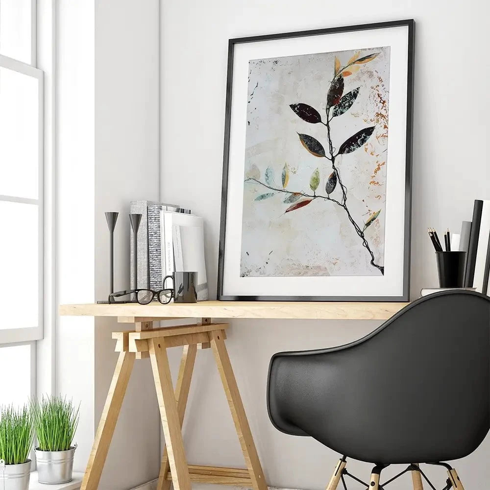 Rustic Leaves Framed Art Print Rustic Leaves Framed Art Print wall art product Treechild