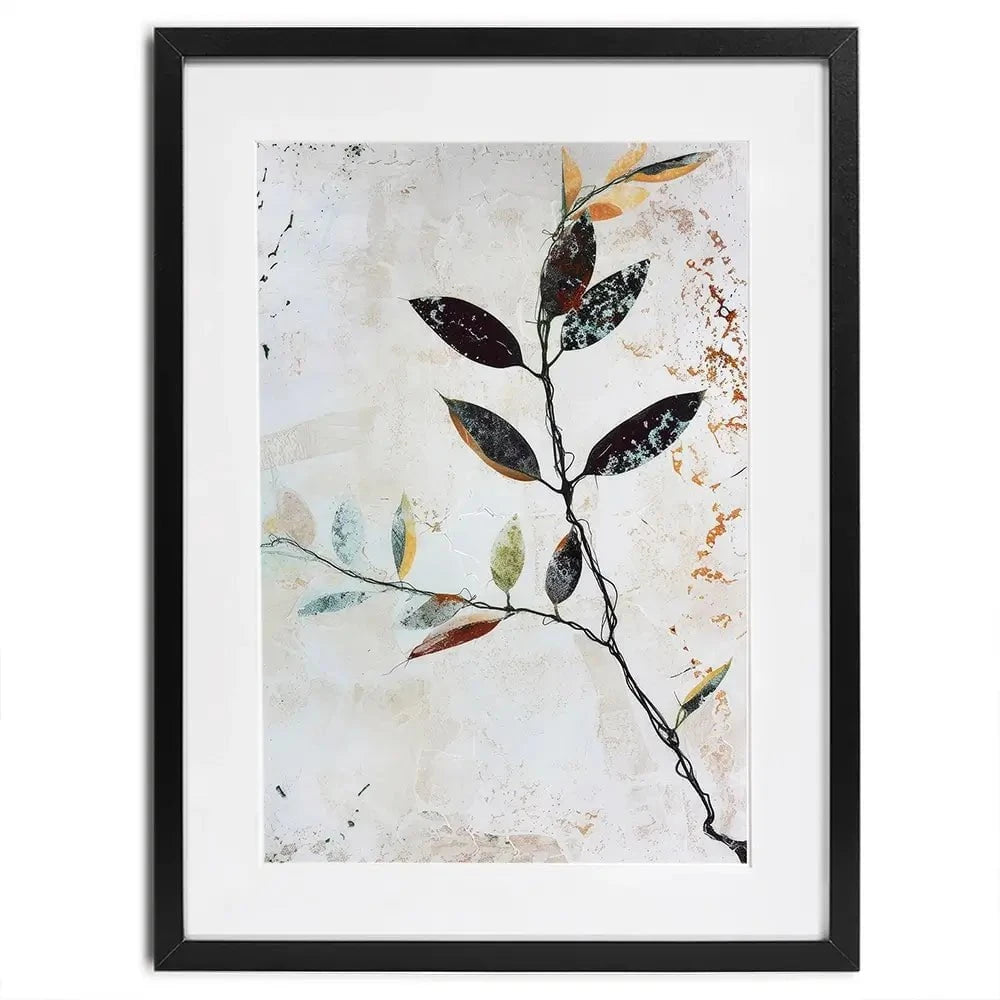 Rustic Leaves Framed Art Print Rustic Leaves Framed Art Print wall art product Treechild