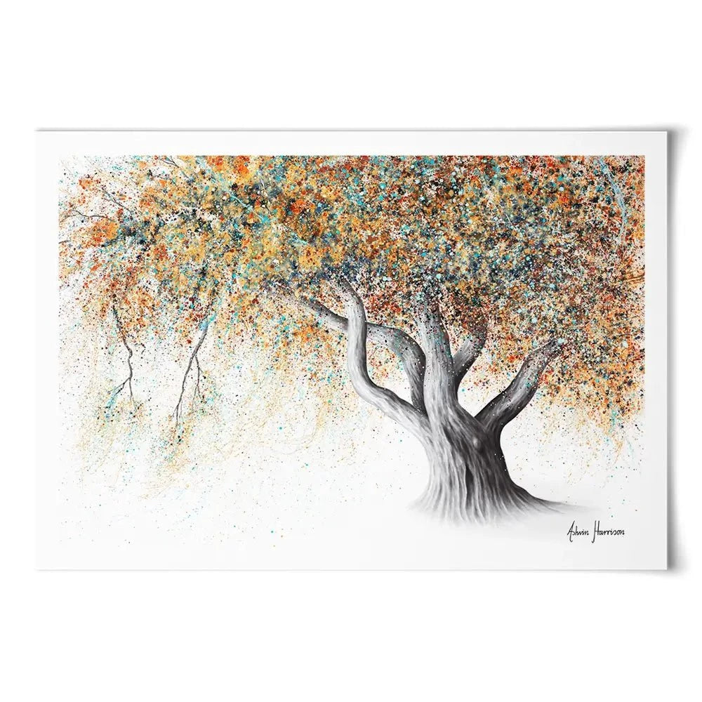 Rusty Autumn Tree Art Print Rusty Autumn Tree Art Print wall art product Ashvin Harrison