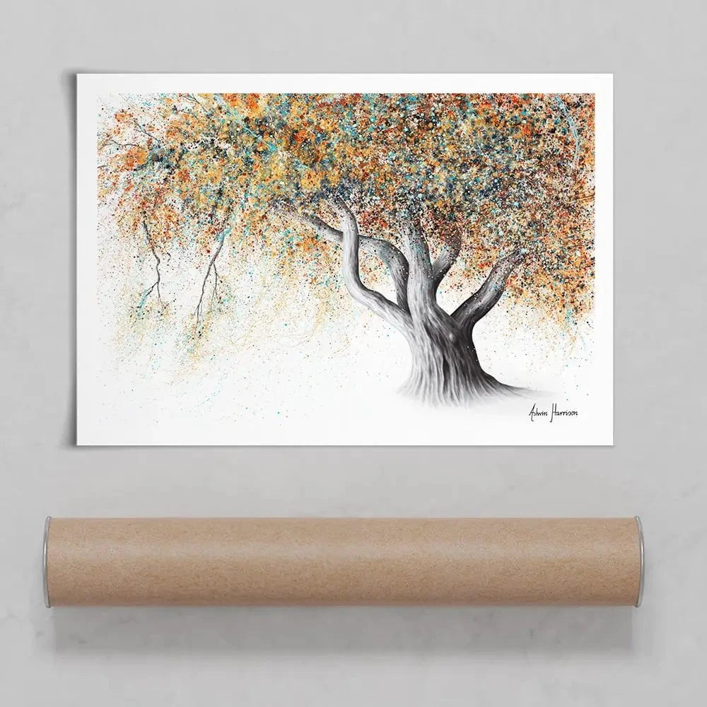 Rusty Autumn Tree Art Print Rusty Autumn Tree Art Print wall art product Ashvin Harrison