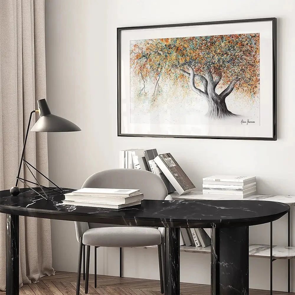 Rusty Autumn Tree Framed Art Print Rusty Autumn Tree Framed Art Print wall art product Ashvin Harrison