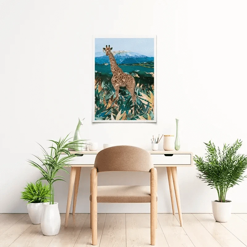 Safari Giraffe Art Print Safari Giraffe Art Print wall art product Sarah Manovski