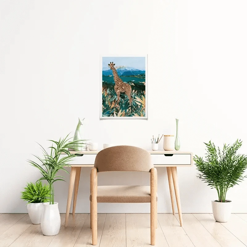 Safari Giraffe Art Print Safari Giraffe Art Print wall art product Sarah Manovski
