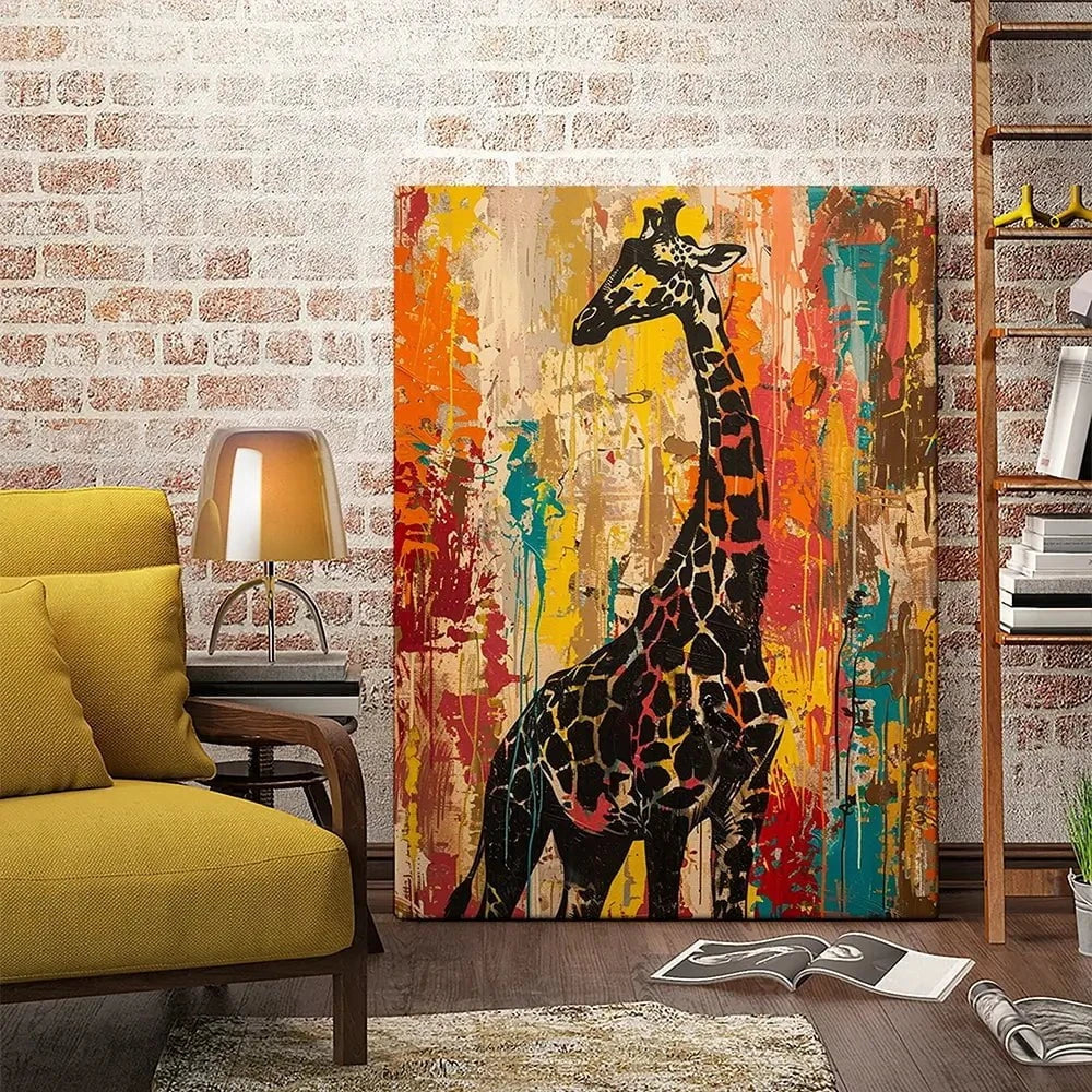 Safari Giraffe Canvas Print Safari Giraffe Canvas Print wall art product Franklyn Gregory - Independent