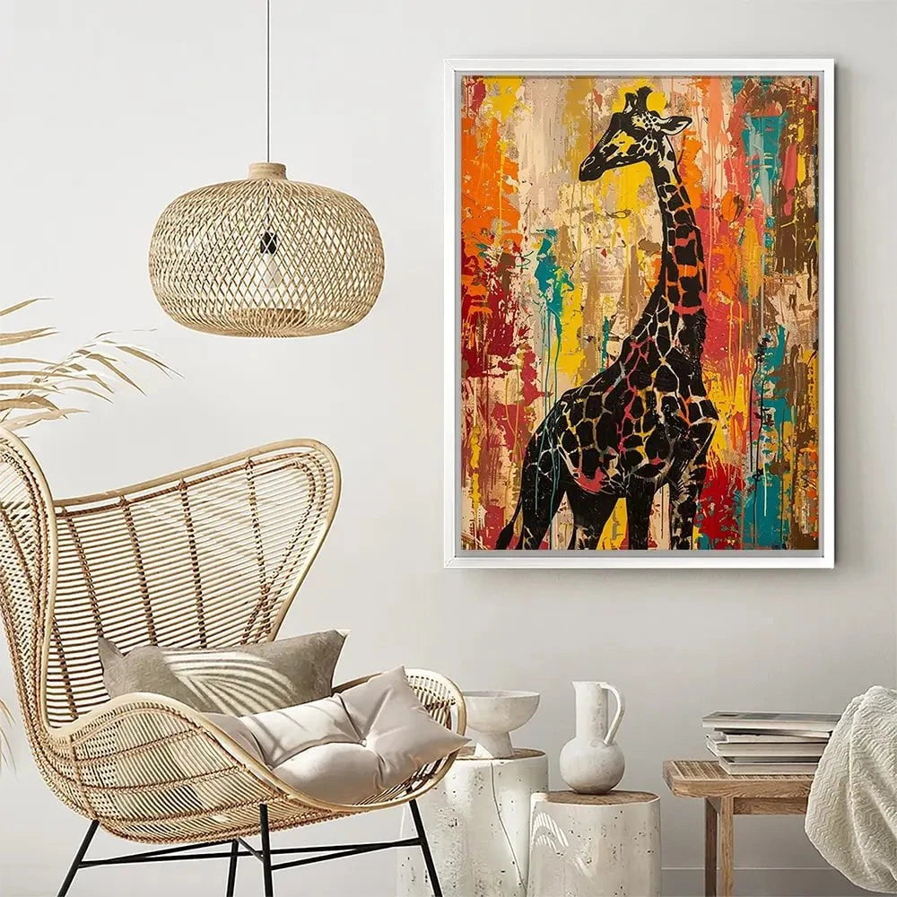 Safari Giraffe Canvas Print Safari Giraffe Canvas Print wall art product Franklyn Gregory - Independent