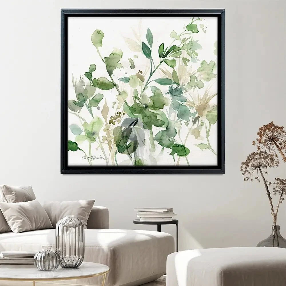 Sage Garden 1 Square Canvas Print Sage Garden 1 Square Canvas Print wall art product Carol Robinson