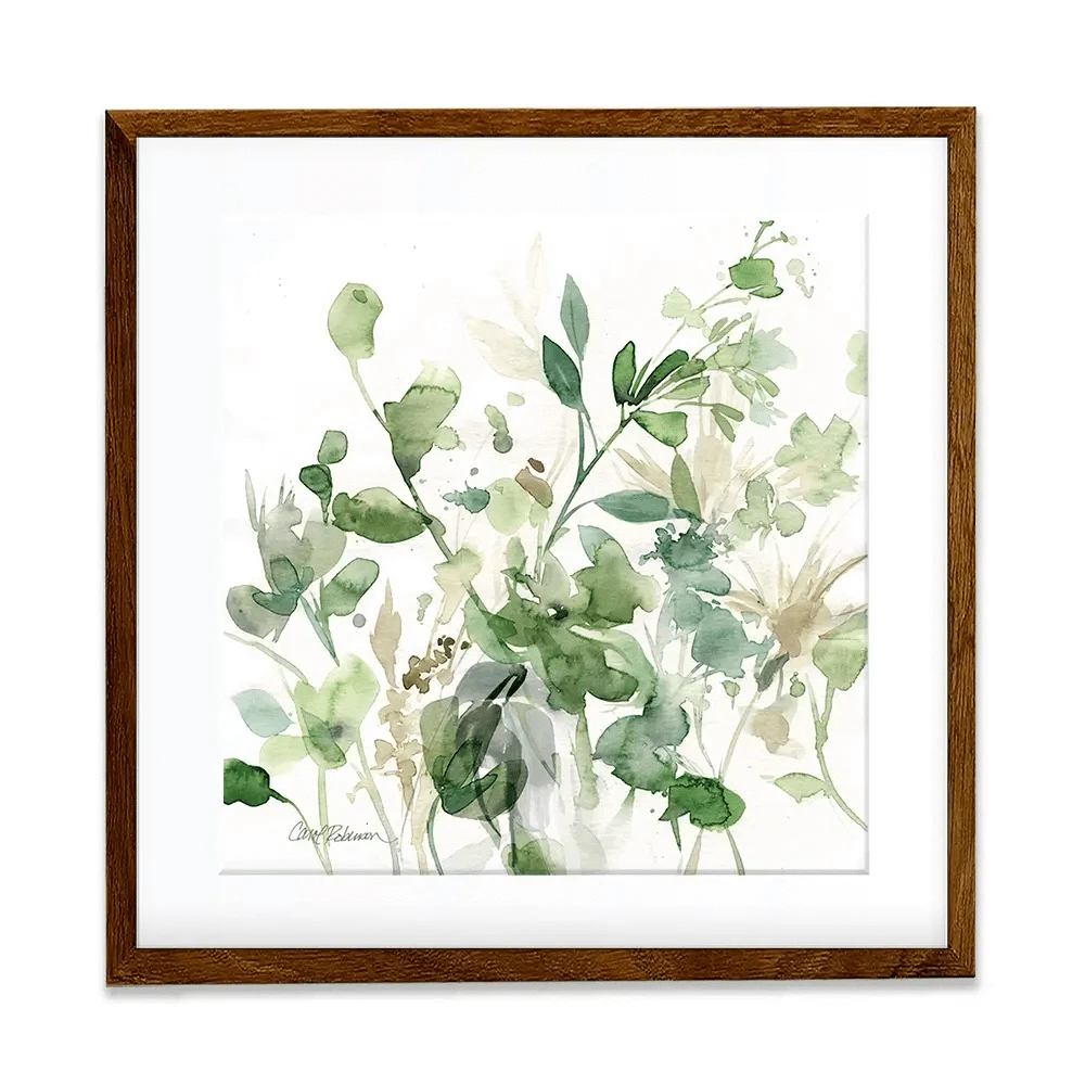 Sage Garden 1 Square Framed Art Print Sage Garden 1 Square Framed Art Print wall art product Carol Robinson