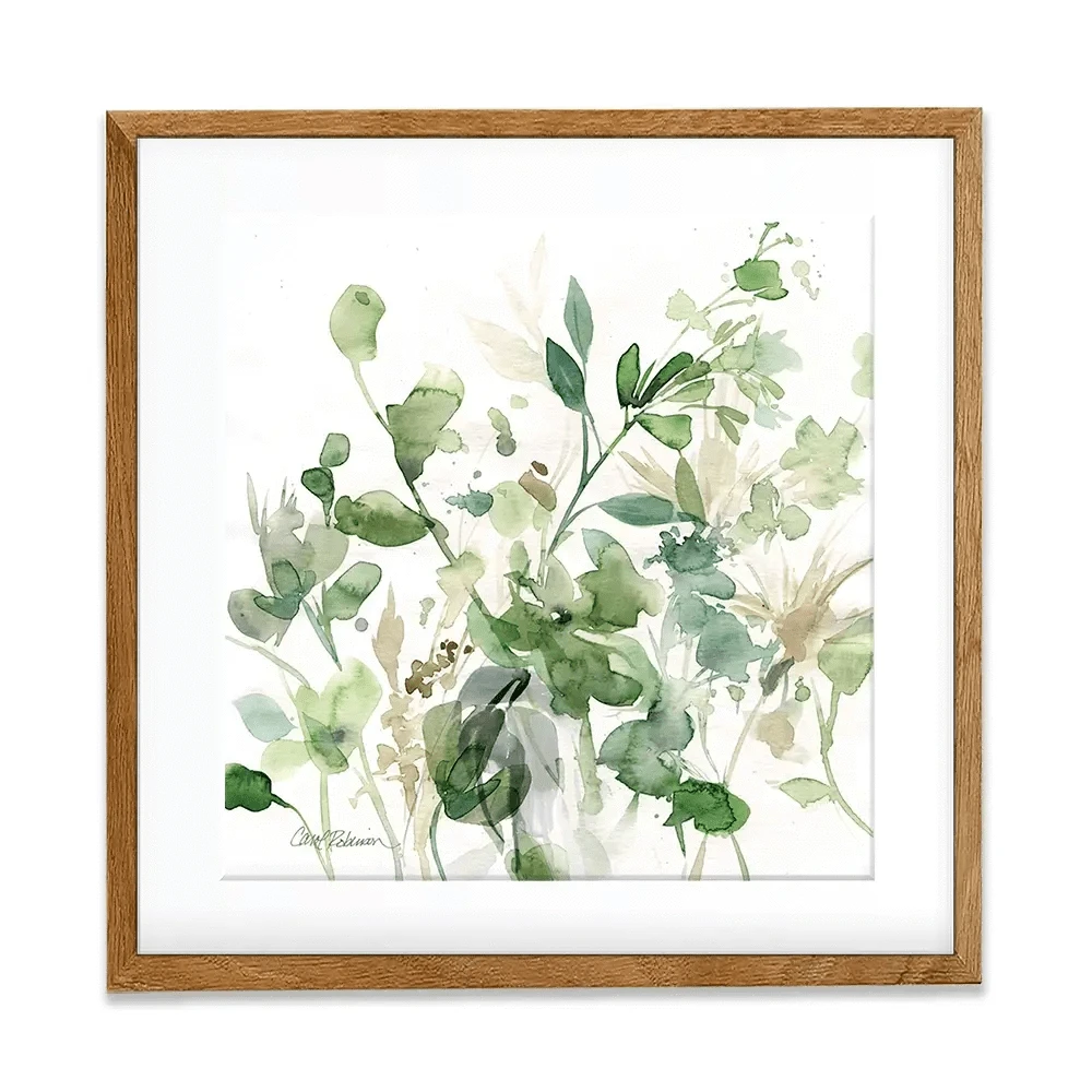 Sage Garden 1 Square Framed Art Print Sage Garden 1 Square Framed Art Print wall art product Carol Robinson