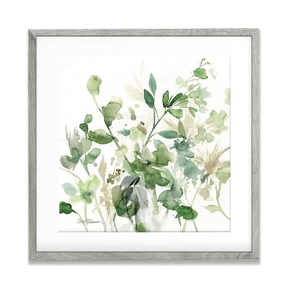 Sage Garden 1 Square Framed Art Print Sage Garden 1 Square Framed Art Print wall art product Carol Robinson