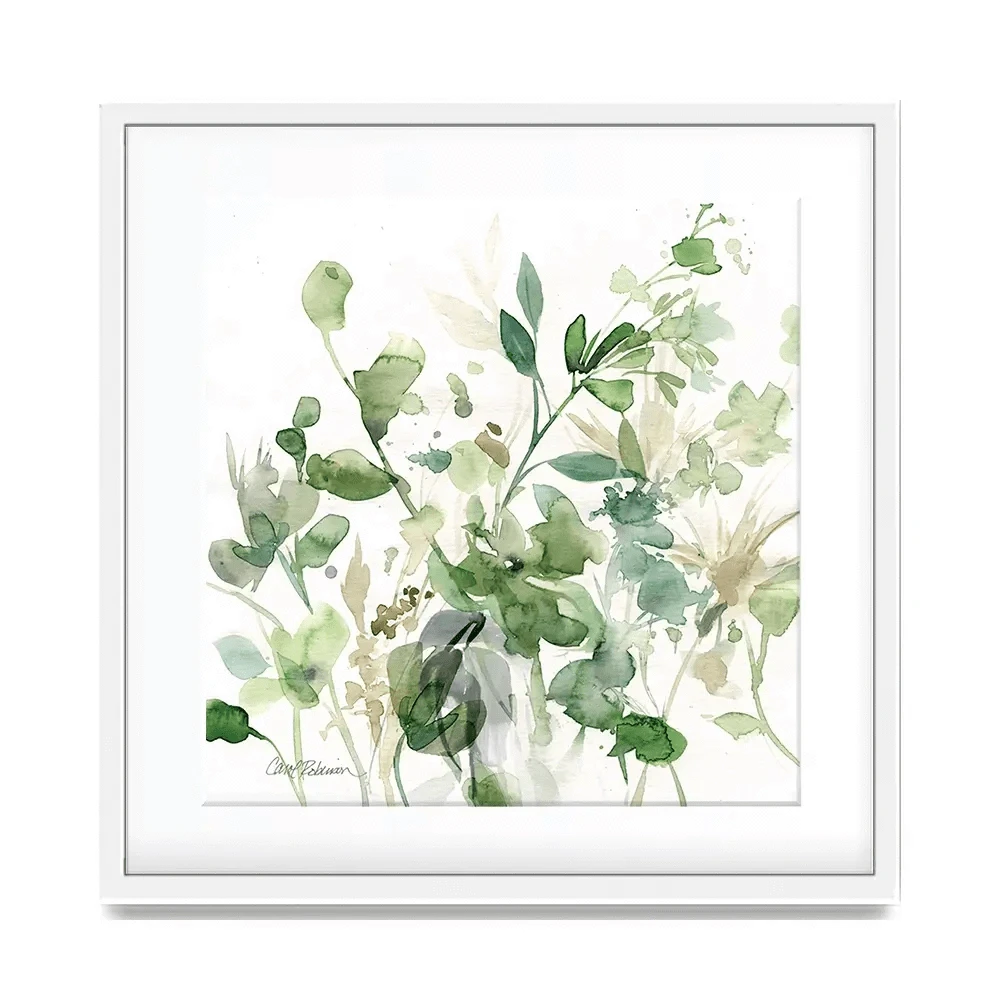 Sage Garden 1 Square Framed Art Print Sage Garden 1 Square Framed Art Print wall art product Carol Robinson