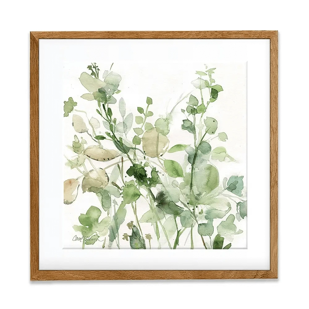 Sage Garden 2 Square Framed Art Print Sage Garden 2 Square Framed Art Print wall art product Carol Robinson