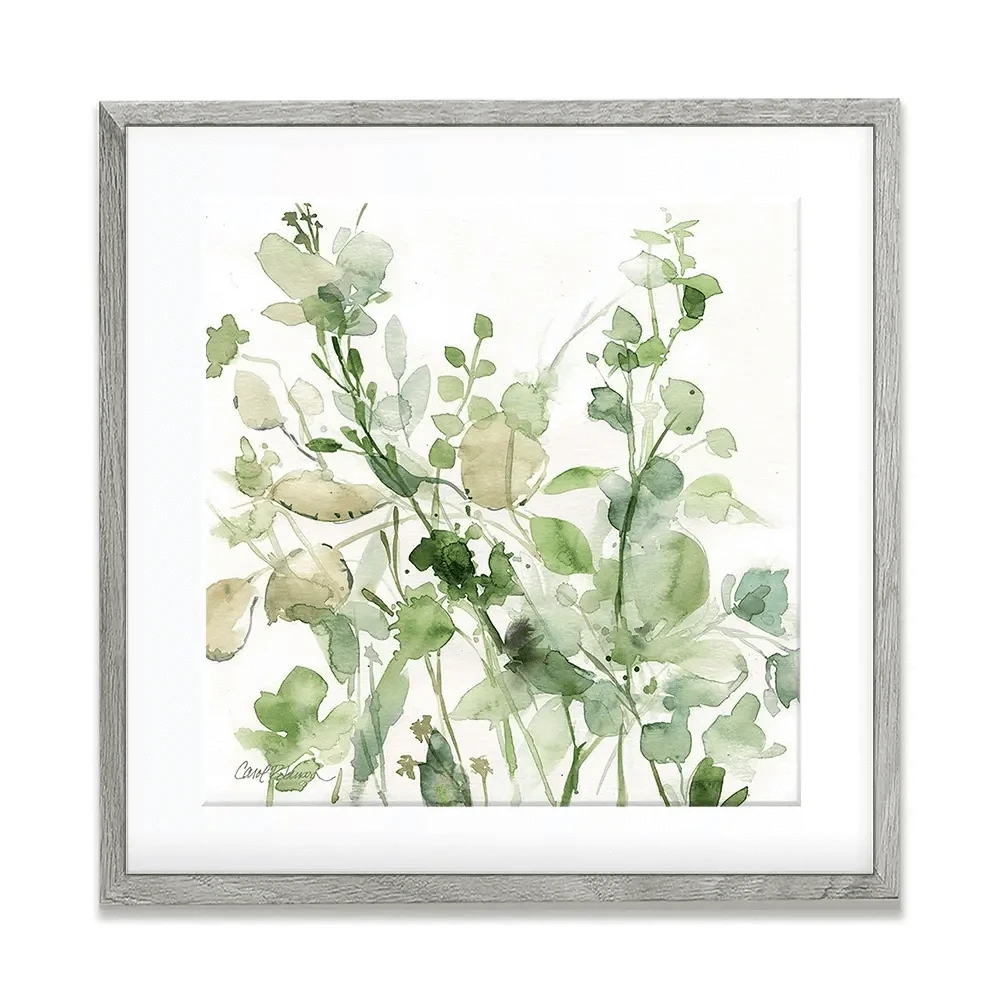 Sage Garden 2 Square Framed Art Print Sage Garden 2 Square Framed Art Print wall art product Carol Robinson