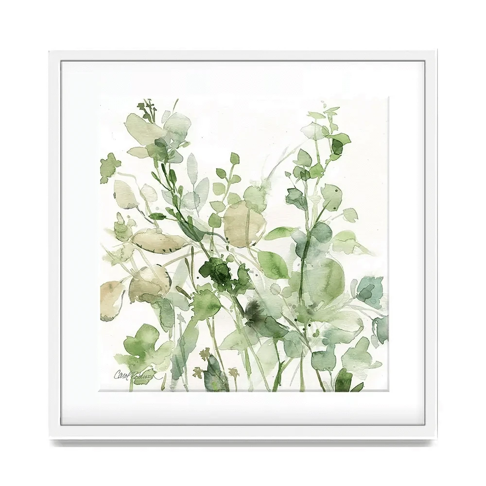 Sage Garden 2 Square Framed Art Print Sage Garden 2 Square Framed Art Print wall art product Carol Robinson