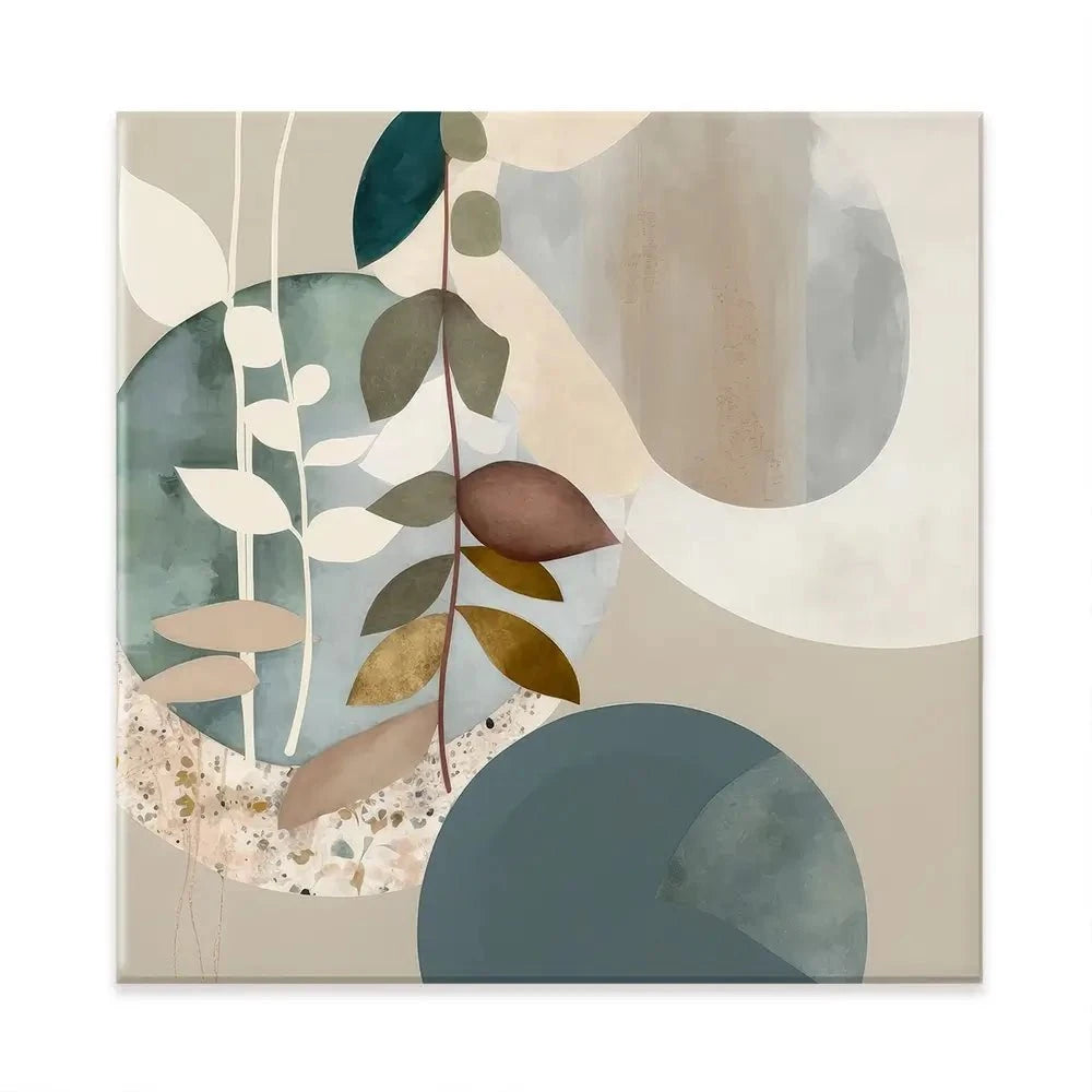 Sage Mod Mirage Square Canvas Print Sage Mod Mirage Square Canvas Print wall art product Isabella Karolewicz
