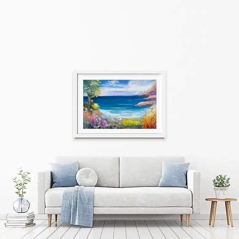 Sail Away Framed Art Print Sail Away Framed Art Print wall art product Laure Bury