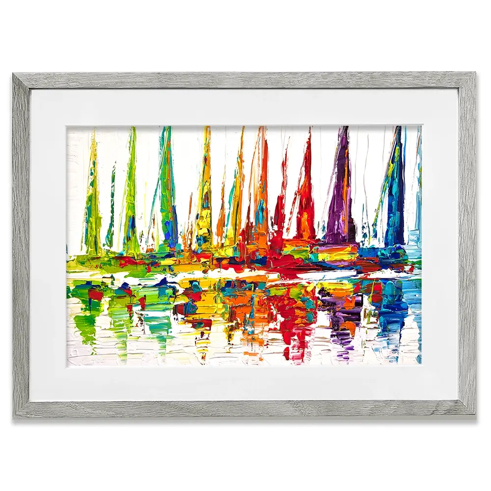 Sail With Me Framed Art Print Sail With Me Framed Art Print wall art product Osnat Tzadok