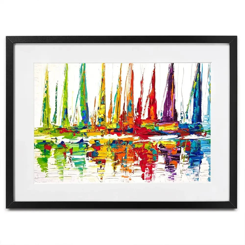 Sail With Me Framed Art Print Sail With Me Framed Art Print wall art product Osnat Tzadok