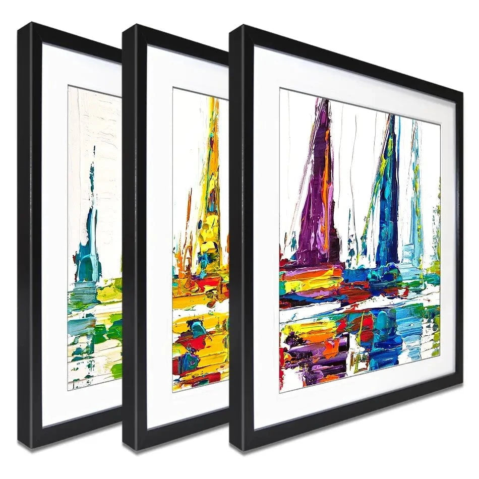 Sail With Me Framed Art Print Trio Sail With Me Framed Art Print Trio wall art product Osnat Tzadok